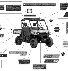 09- Наклейки - HD10 - XT