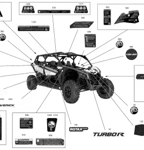 09- Наклейки - Turbo R - Package STD - North America