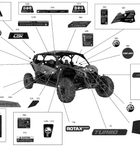 09- Наклейки - Turbo R - Package XRS - North America