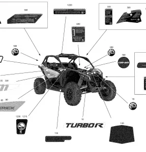 09- Наклейки - Turbo R - Package STD - International