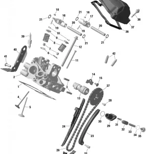 01- Головка блока цилиндров, Rear - HD8