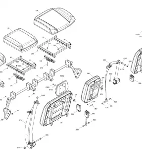 09- Сидение - Rear Section - XT