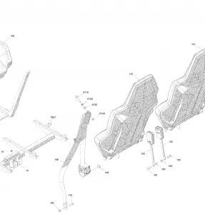 07- Сидение -  Rear Section