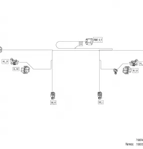 08- Electric - Front Wiring Harness - 710007250