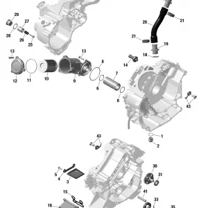 01- Система смазки двигателя - LTD CAB