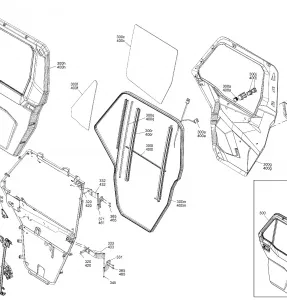 07- Enclosure Cab - Front Doors