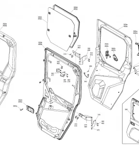 07- Enclosure Cab - Rear Doors