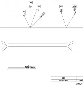 08- Лебедка Wiring Harness - 710007832