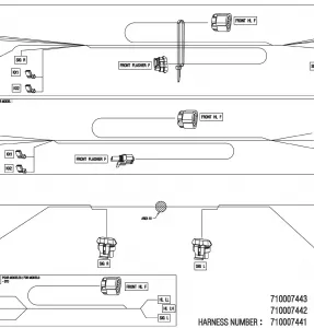 08- Electric - Front Wiring Harness - 710007442