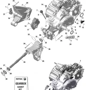 01- Коробка передач в сборе and Drive Shaft