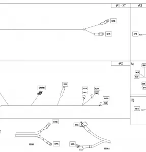 08- Лебедка Wiring Harness - 710008183