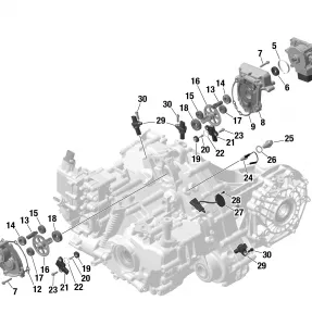 01- Коробка передач Servo Motors