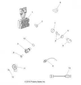 ELECTRICAL, SWITCHES, SENSORS and ECM - A11MB46FZ (49ATVELECT11SP500)