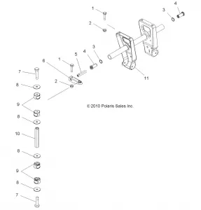 SUSPENSION, TORSION BAR - A11MB46FZ (49ATVTORSION11SP500)