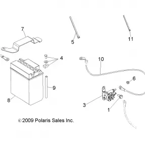 ELECTRICAL, BATTERY - A11NG50AA (49ATVBATTERY10TBLZR)