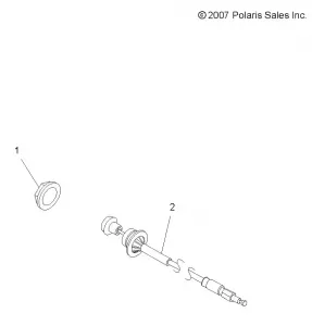 ENGINE, CHOKE CABLE - A11NG50AA (49ATVCABLE08SCRAM)