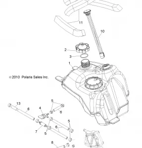 BODY, Топливная система SYSTEM - A11NG50FA (49ATVТопливная система11SCRAMI)