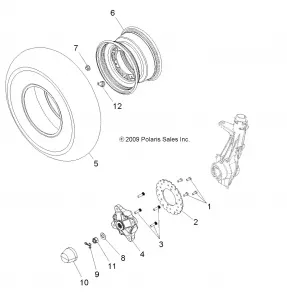 WHEELS, FRONT - A11NG50FA (49ATVWHEELFRT10SCRAM)