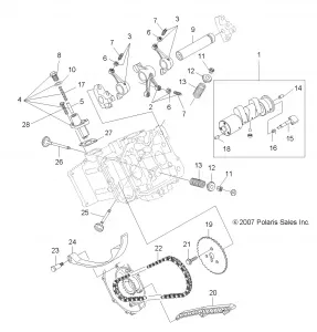 ENGINE, VALVES and CAMSHAFT - A11MH50AX/AZ (49ATVVALVE08SP500)