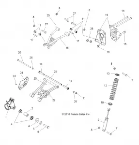 SUSPENSION, REAR - A11MH50AX/AZ (49ATVSUSPRR11SP5)