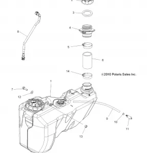 BODY, Топливная система TANK - A11ZN55AA/AQ/AZ (49ATVТопливная система11SPTRG550)