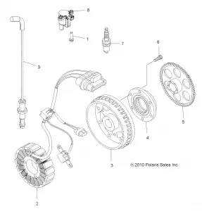 ELECTRICAL, IGNITION SYSTEM - A11ZN55AA/AQ/AZ (49ATVMAGNETO11SPTRG550)