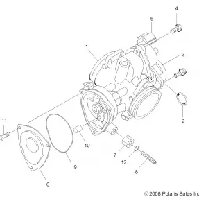 ENGINE, THROTTLE Кузовные детали - A11ZN55AA/AQ/AZ (49ATVTHROTTLEКузовные детали09SPXP550)