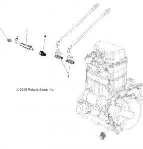 ENGINE, Топливная система INJECTOR - A11CF76AA (49ATVТопливная системаINJECT116X6)