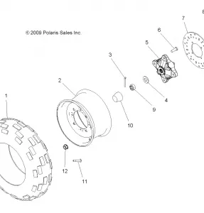 WHEELS, FRONT - A11DH50AX/AZ (49ATVWHEELFRT10SP500TRG)