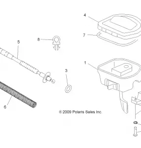 STEERING, CONTROLS and THROTTLE - A11DH50FX (49ATVCONTROLS10SPTRG500)