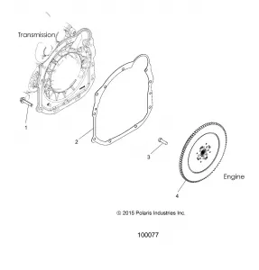 DRIVE TRAIN, DRIVE COUPLER (Built 3/02/11 and After) - A11DX55AF/AZ (100077)