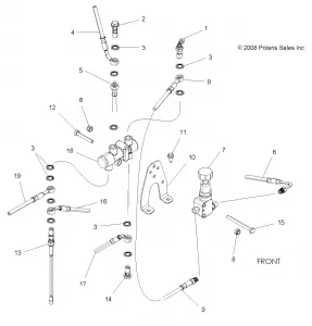 BRAKES, VALVE SYSTEM - A11DX55FL (49ATVBRAKEVALVE09SPXP850I)