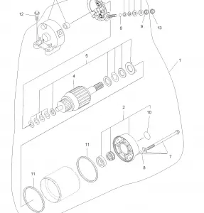 ENGINE, STARTING SYSTEM - A11DX55FL (49ATVSTARTER11SPXP550)