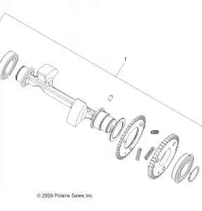 ENGINE, BALANCE SHAFT - A11DX85AF/AG/AZ (49ATVBALANCESHAFT10SPXP850)