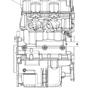 ENGINE, SHORT BLOCK - A11DX85AF/AG/AZ (49ATVENGINE09SPXP850)