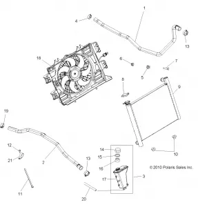 ENGINE, Охлаждение SYSTEM - A11DX85FF (49ATVCOOL11SPTRG850)