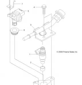 ENGINE, Топливная система INJECTOR - A11TN55FA (49ATVТопливная системаINJECT09SPXP550)