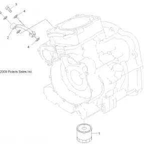 ENGINE, OIL FILTER - A11TN55FA (49ATVOILFILTER09SPXP550)