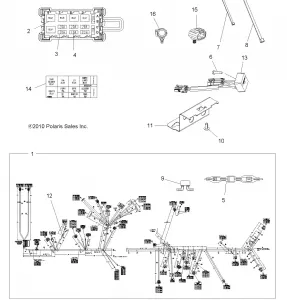 ELECTRICAL, HARNESS - A11TN85AA (49ATVHARNESS11SP850X2)