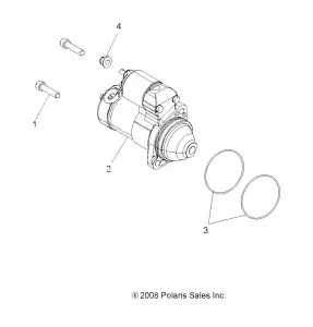 ENGINE, STARTING SYSTEM - A11TN85AA (49ATVSTARTER09SPXP850)