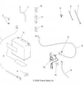 ELECTRICAL, BATTERY - A12MB46FZ (49ATVBATTERY09SP500)