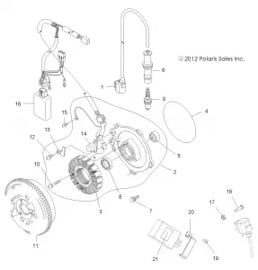 ELECTRICAL, IGNITION SYSTEM - A12NG50AA (49ATVMAGNETO12SCRAM)