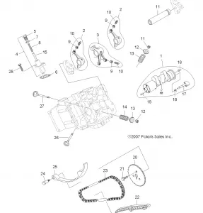 ENGINE, VALVE and CAMSHAFT - A12NG50FA (49ATVVALVE08SCRAM)