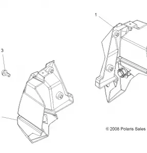 BODY, REAR BUMPER - A12ZN55AA/AQ/AZ (49ATVBUMPERRR09SPXP550)