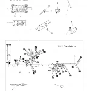 ELECTRICAL, HARNESS - A12ZN55AA/AQ/AZ (49ATVHARNESS12SP550)