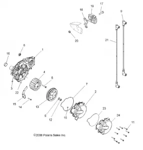 ELECTRICAL, IGNITION SYSTEM (Built 6/03/12 and Before) - A12CF76AA (49ATVIGNITION096X6)