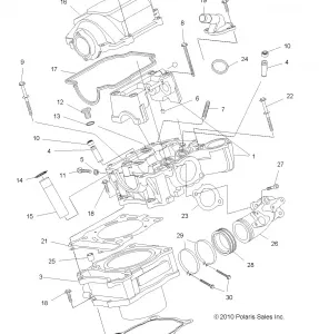 ENGINE, CYLINDER - A12ZN5EFF (49ATVCYLINDER11SPXP550)