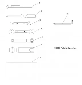 TOOLS, TOOL KIT - A12MH50FF/FX/FY (49ATVTOOL08SP500)