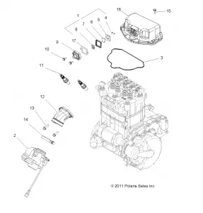 ENGINE, THROTTLE Кузовные детали MOUNTING - A12CF76FF (49ATVTHROTTLEКузовные детали12SP800)