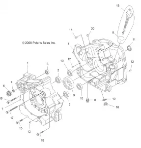 ENGINE, Картер - A12TN55FA (49ATVКартер09SPXP550)